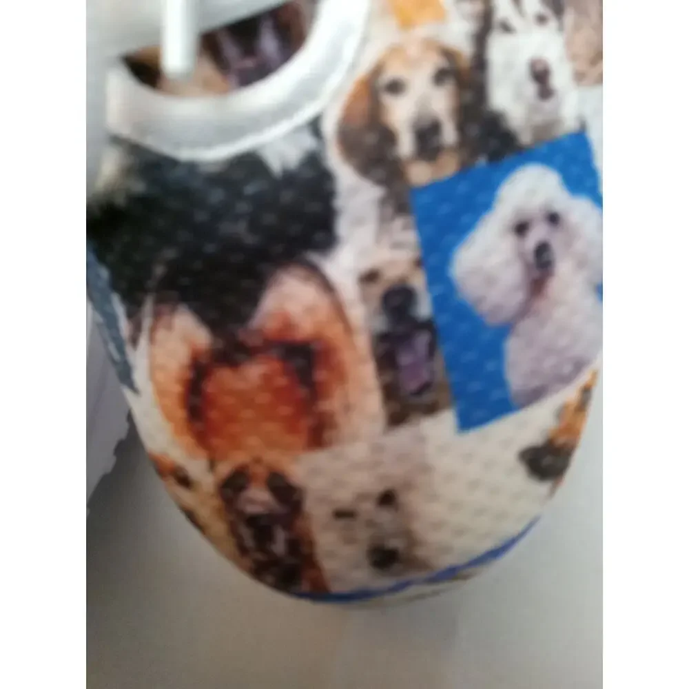 Dog Breeds Shoes Women' Size 38 Multi Color White Dog Lover Poodle Pug Lab